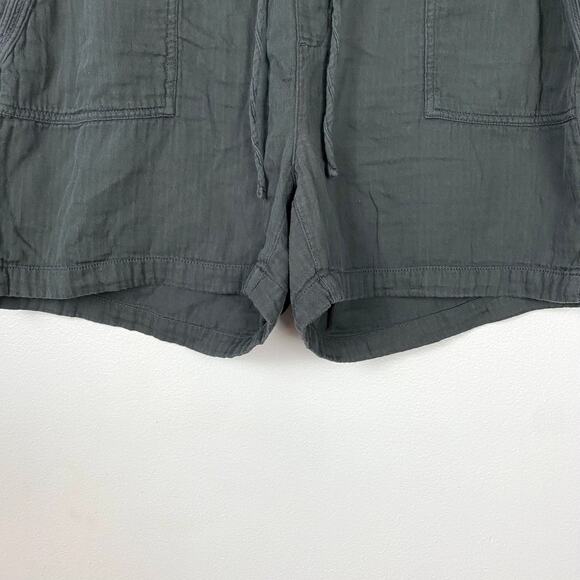 Old‎ Navy High-Waisted Textured Twill Shorts 4" inseam Gray Panther Size XL - Picture 4 of 10